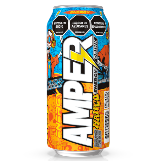 [059448] Bebida Energizante Amper Mango Lata 473Ml