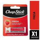 Chap Stick Fresa Protector Labial 1 Unidad