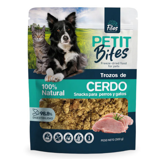 [059493] Snacks Para Perros Y Gatos De Cerdo Petit Bifes 300Gr