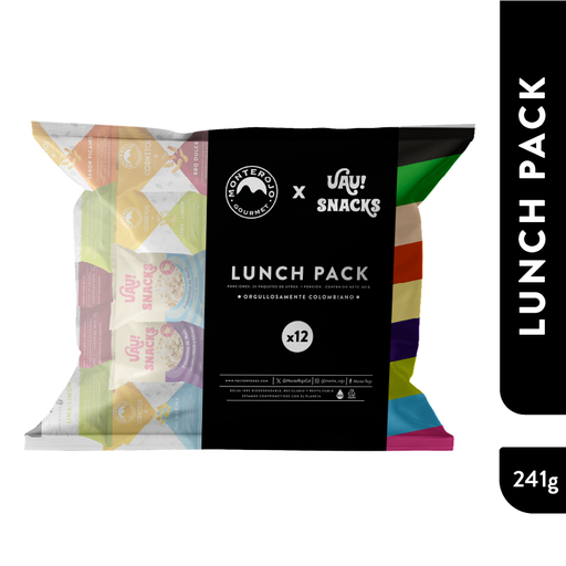 [059500] Papas Surtidas Lunch Pack Monterojo Gourmet 12 Unidades 241Gr