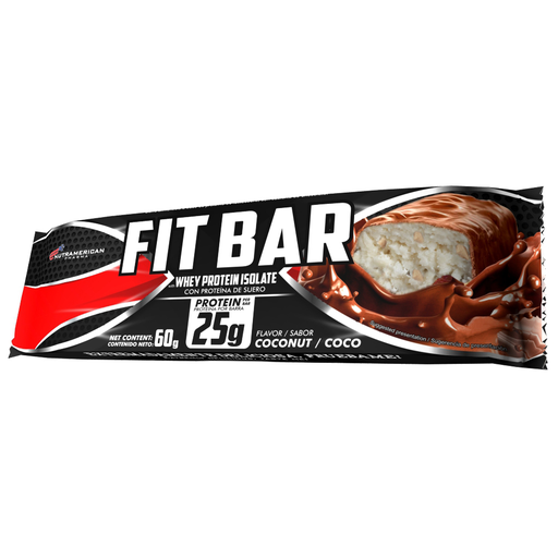 [059512] Fit Bar Nutramerican Con Proteína De Suero Sabor Coco 60Gr