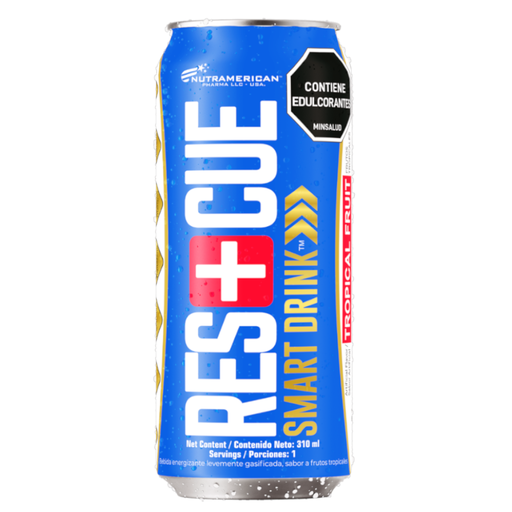[059515] Bebida Energizante Res + Cue Nutramerican Frutos Tropicales Lata 310Ml