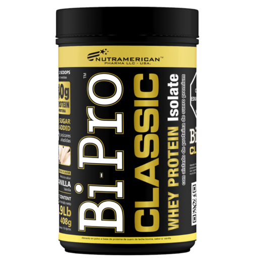 [059516] Whey Protein Isolate Bi-Pro Nutramerican Classic Sabor Vainilla 408Gr
