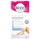 Bandas De Cera Depilatoria Veet Pure Y Fresh 12 Unidades