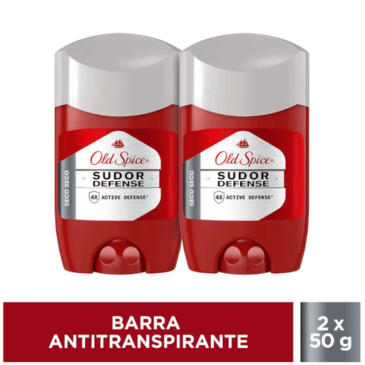 [059529] Desodorante Old Spice Sudor Defense 50Gr 2 Unidades