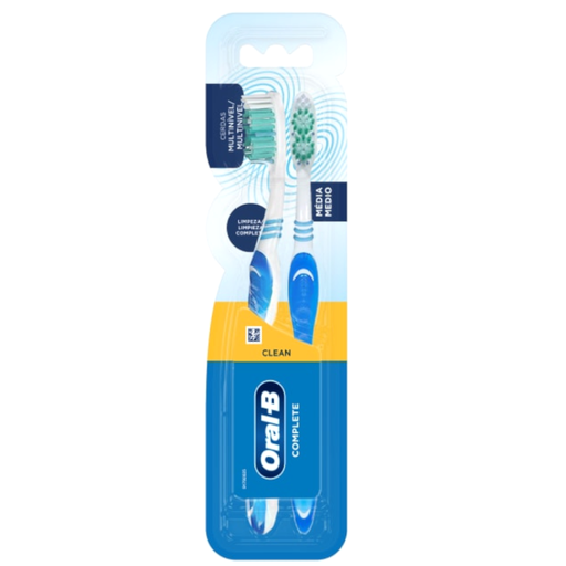 [059530] Cepillo Dental Oral B Complete Medio 2 Unidades