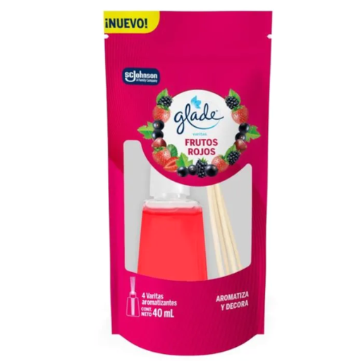 [059538] Ambientador Varitas  Glade Frutos Rojos 60Ml