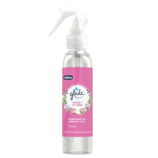 [059541] Ambientador Aromatizante Glade Rosas Y Té Verde  Spray 145Ml