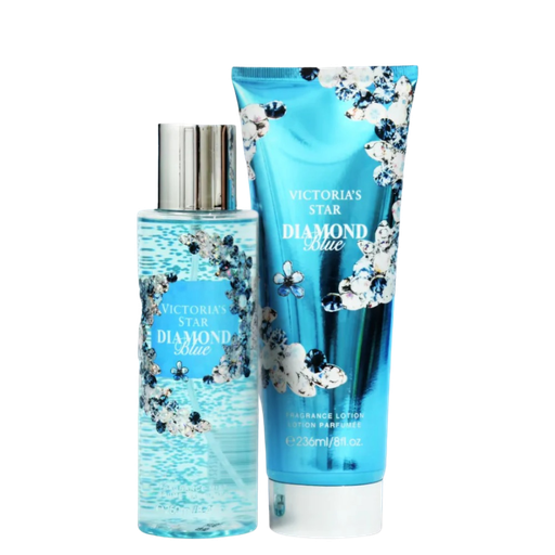 [059552] Splash Victoria's Secret Diamond Blue 250Ml + Crema 236Ml