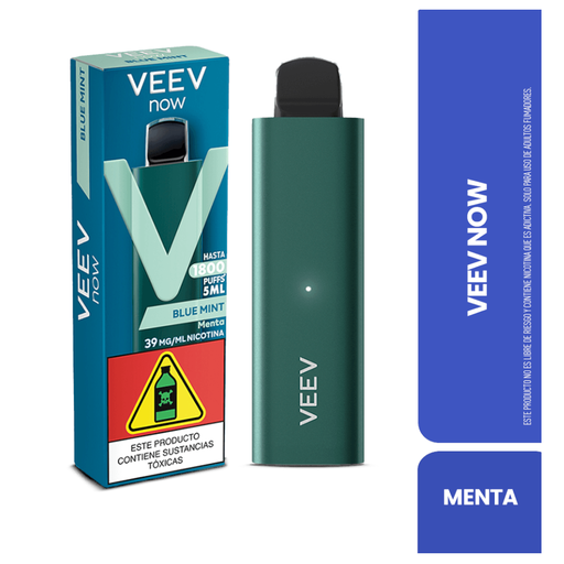 [059600] Vapeador Veev  Menta 5Ml Hasta 1800 Puffs
