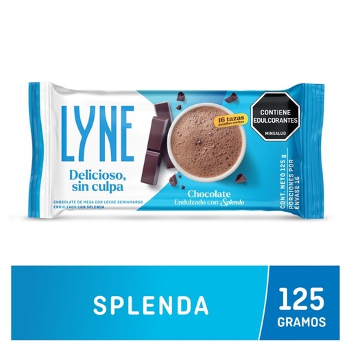 [059639] Chocolate Lyne Con Stevia Barra 125Gr