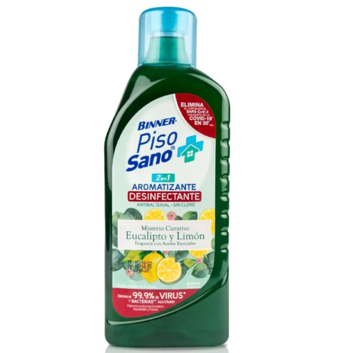 [059651] Limpiador Líquido Binner Eucalipto Y  Limón 1000Ml