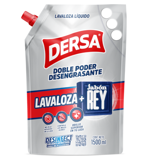 [059659] Lava Loza Líquido Dersa Doble Poder Desengrasante 1500Ml