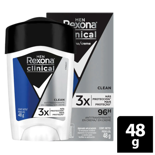 [040456] Desodorante Rexona Clinical Men 48Gr