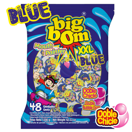 [039810] Big Bom Americandy Pinta Labios 48 Unidades 1200Gr