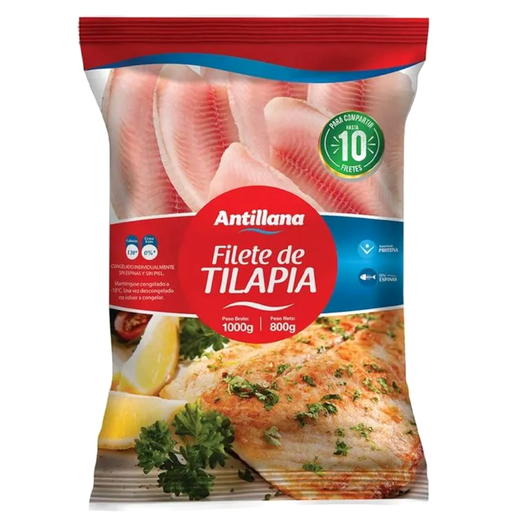 [011088] Filete De Tilapia Antillana 800Gr