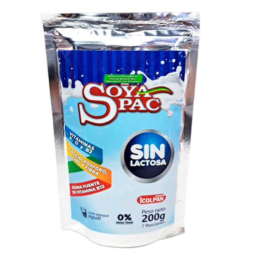 [003056] Soya Pac Icolpan Sin Lactosa Instantánea 200Gr