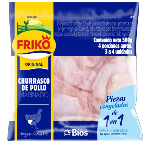 [059693] Churrasco De Pollo Marinado Friko 500Gr