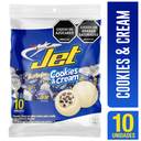 Burbujas Jet Cookies Y Cream 10 Unidades 115Gr