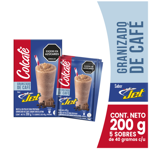 [059733] Granizado De Café Colcafé  Sabor Jet 200Gr 5 Sobres
