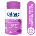 Cápsulas Blandas Bénet Vitamina E 400UI + Selenio 30 Capsulas
