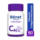 Cápsulas Blandas Bénet Colágeno Hidrolizado  Biotina + Vitamina C 60 Unidades