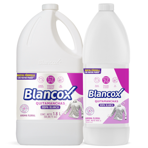 [059764] Blancox Desmanchador Ropa Blanca 1800Ml + 900Ml