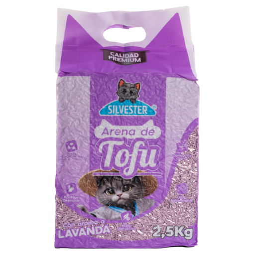 [059766] Arena  Gatos De Tofu Silvester Con Aroma Lavanda  2.5Kg