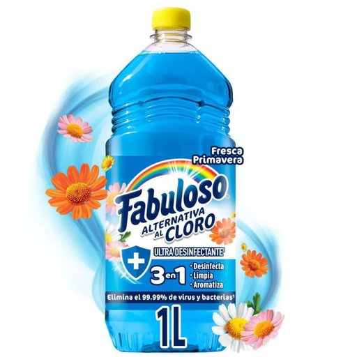 [059782] Limpiador Líquido Fabuloso Alternativa Al Cloro 3en1 1L