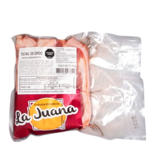 [059806] Tocino De Cerdo Ahumado La Juana 500Gr