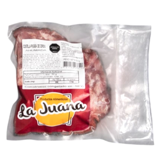 [059808] Costilla De Cerdo Ahumada Picado La Juana 500Gr