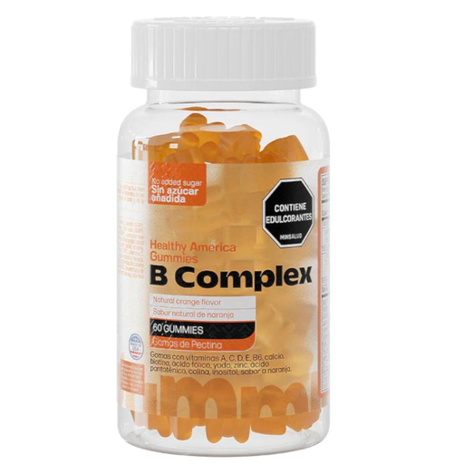 [059838] Vitamina B Complex En Gomas Healthy America 60 Unidades