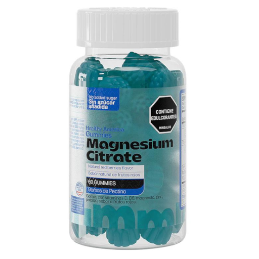 [059839] Citrato De Magnesio En Gomas Healthy America 60 Unidades