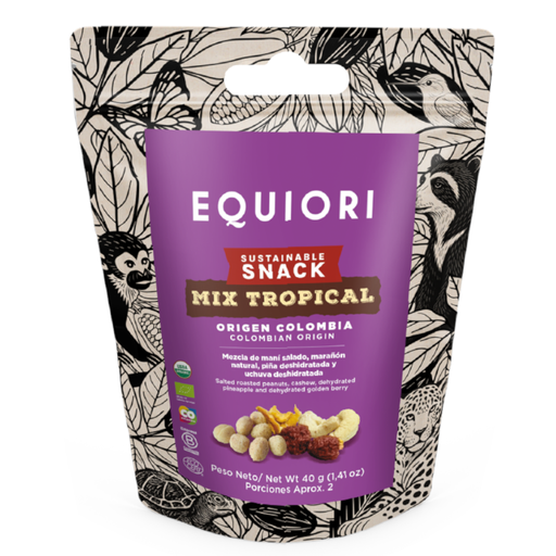 [059846] Snacks Mix Tropical Equiori 40Gr