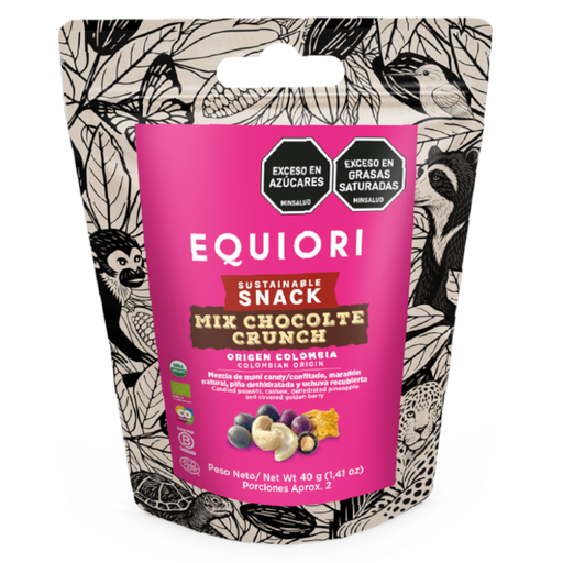 [059847] Snacks Mix Chocolate Crunch Equiori 40Gr