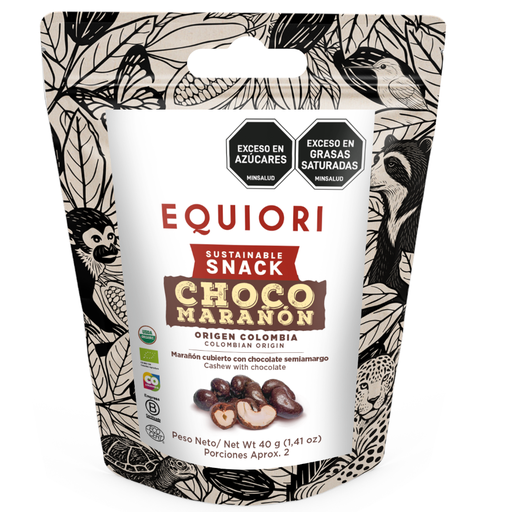 [059848] Snacks Choco Marañon Equiori 40Gr