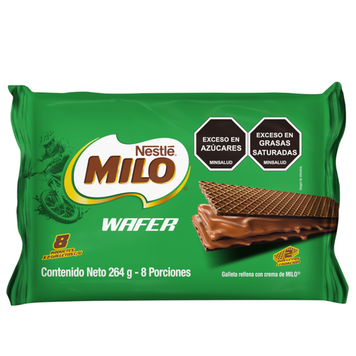 [059850] Galletas Wafer Milo Nestle 264Gr 8 Paquetes