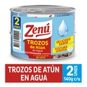 Trozos De Atún  En Agua Zenú 140Gr 2 Unidades