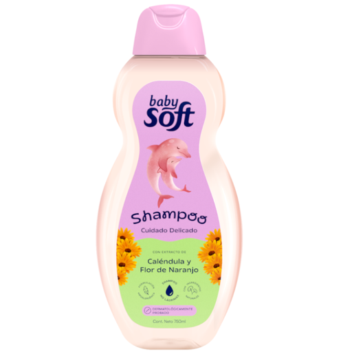 [011519] Shampoo Baby Soft Cuidado Delicado Caléndula Y Flor De Naranja 750Ml