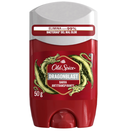 [059874] Desodorante Old Spice Dragonblast Aroma Cedro Barra  50Gr