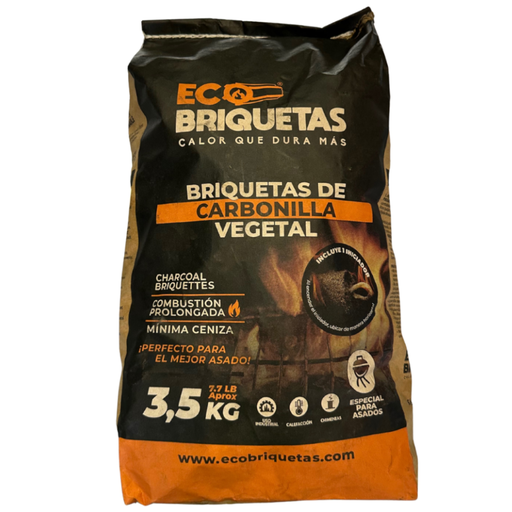 [059877] Eco Briquetas De Carbón Vegetal  Bolsa 3.5Kg