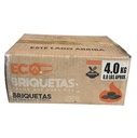 Eco Briquetas Carbón Caja 4Kg