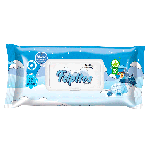 [059898] Toallitas Húmedas Felpitos 72 Unidades