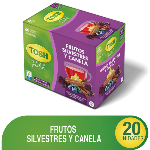 [059900] Infusión Tosh Frutos Silvestres Y Canela 20 Unidades