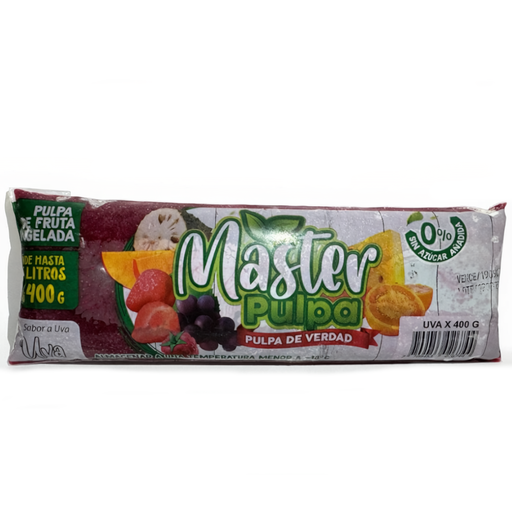 [059918] Pulpa De Fruta Master Pulpa Uva 400Gr