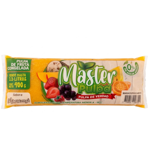 [059925] Pulpa De Fruta Master Pulpa Maracuya 400Gr