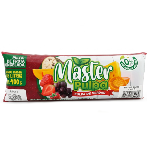 [059926] Pulpa De Fruta Master Pulpa Frutos Rojos 400Gr