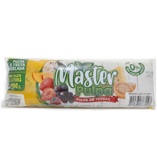 [059929] Pulpa De Fruta Master Pulpa Mango Y Lulo 400Gr
