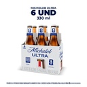 Cerveza  Michelob Ultra Botella 330Ml 6 Unidades