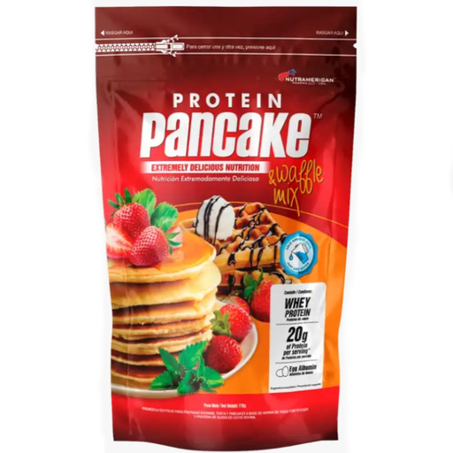 [059964] Mezcla Para Pancakes Y Waffles De Proteina  Nutramerican 750Gr